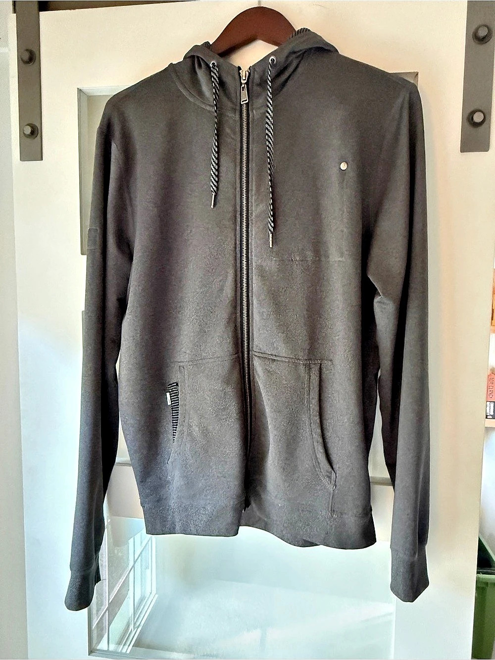 Vuori Ponto Full Zip Hoodie Gray